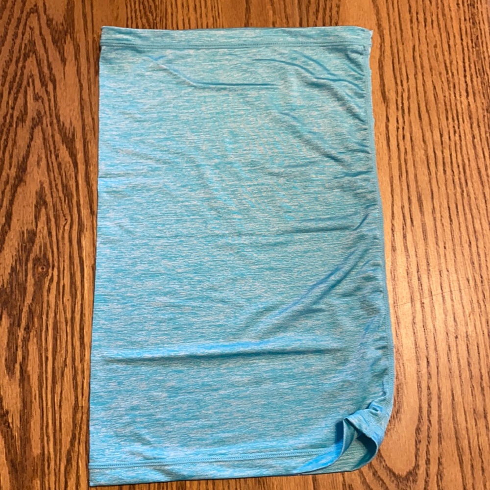 Aqua neck gaiter face mask